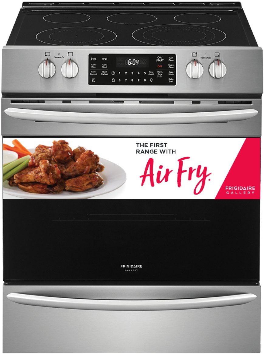 Frigidaire Gallery® 30" Stainless Steel Freestanding Electric Range with Air Fry