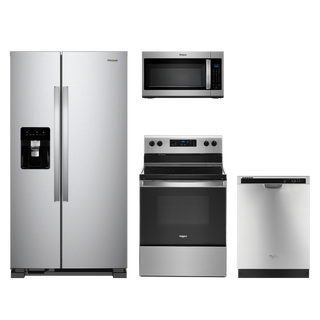 Whirlpool® 4 Piece Stainless Steel Kitchen Package