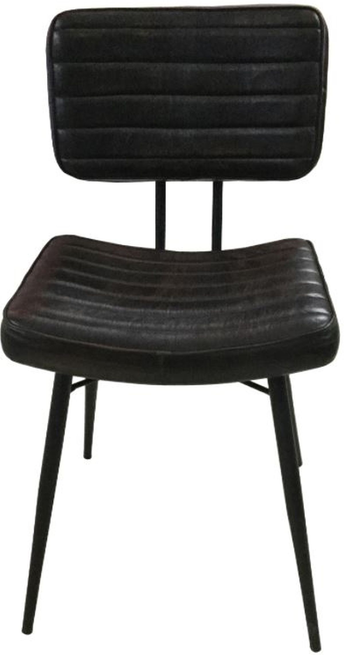 coaster black leather chair