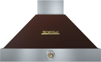 Tecnogas Superiore DECO Series 36" Brown Gold Wall Mount Hood