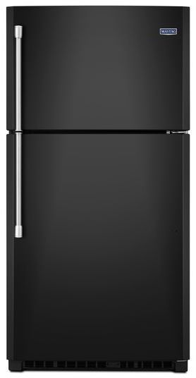 Maytag® 21.2 Cu. Ft. Top Freezer Refrigerator-Black