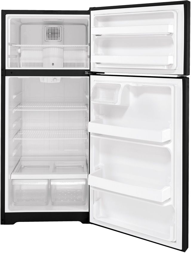 GE® 16.6 Cu. Ft. White Top Freezer Refrigerator-GTS17DTNRWW-1