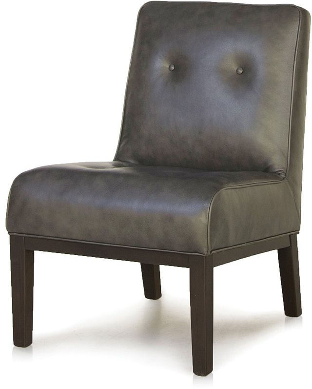 Smith Brothers 995 Collection Brown Leather Armless Chair 1