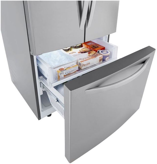 LG 25.2 Cu. Ft. PrintProof™ Stainless Steel French Door Refrigerator 7