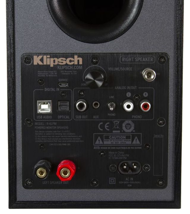 Klipsch® R-41PM Black Powered Speakers (Pair) 3