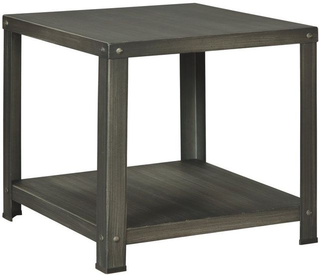 Signature Design by Ashley® Hattney Gray Square End Table