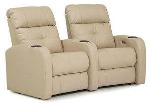 Palliser® Furniture Customizable Audio 2-Piece Power Reclining Home Theater Seating 