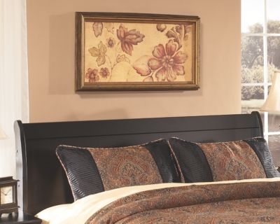 Tête de lit traîneau grand grand Huey Vineyard, noir, Signature Design by Ashley® 2