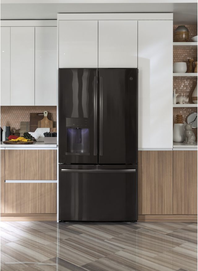GE Profile™ 27.8 Cu. Ft. Black Stainless Steel French Door Refrigerator 11