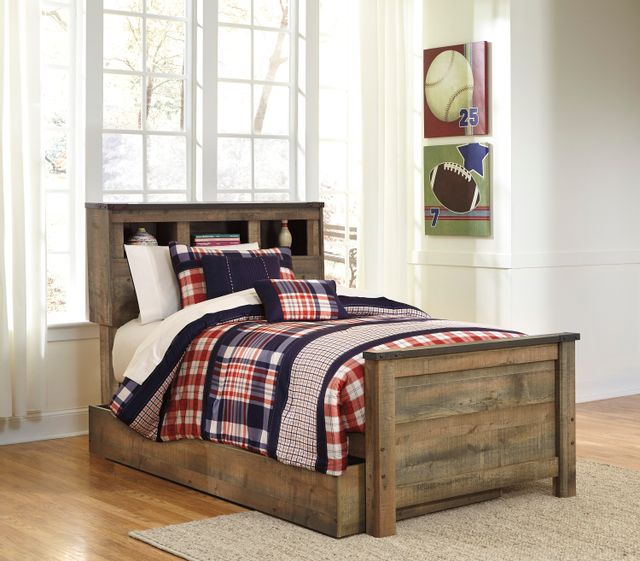 Signature Design by Ashley® Trinell Rustic Brown Under Bed Storage 4