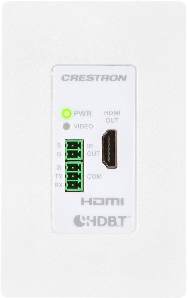 Crestron® DigitalMedia 8G+® White Textured 4K Receiver & Room Controller 100