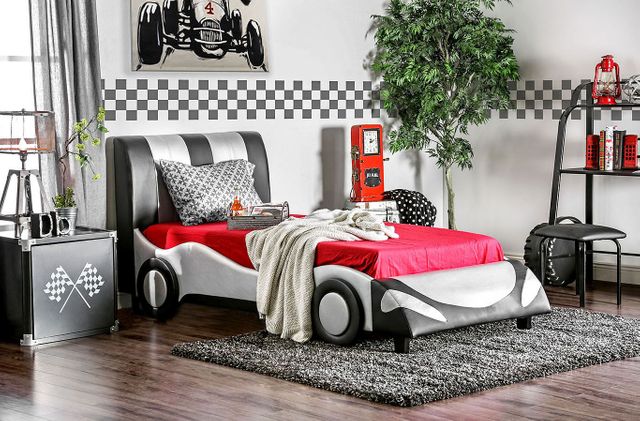 Furniture of America® Super Racer Twin Youth Bed 1