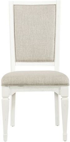 Liberty Furniture Allyson Park Wirebrushed White Upholstered Side Chair