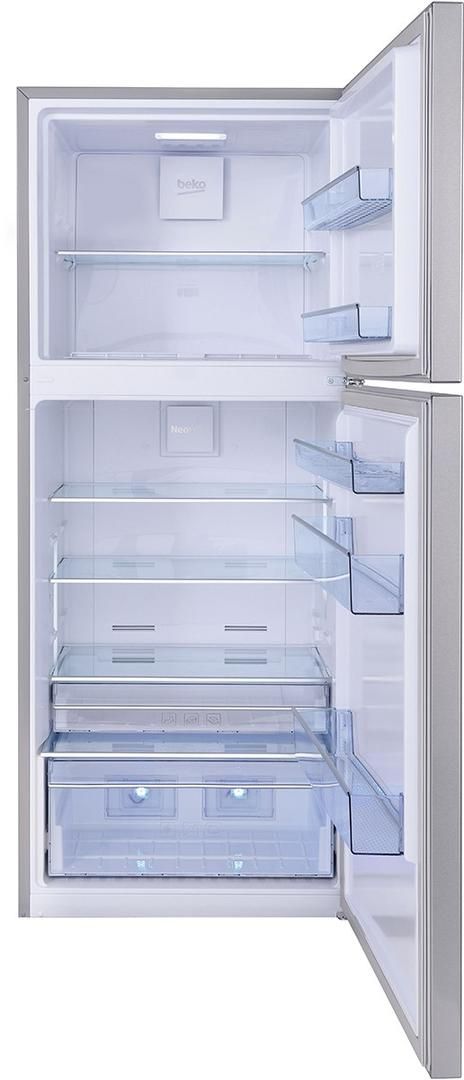 Beko 13.53 Cu. Ft. Stainless Steel Top Freezer Refrigerator 1