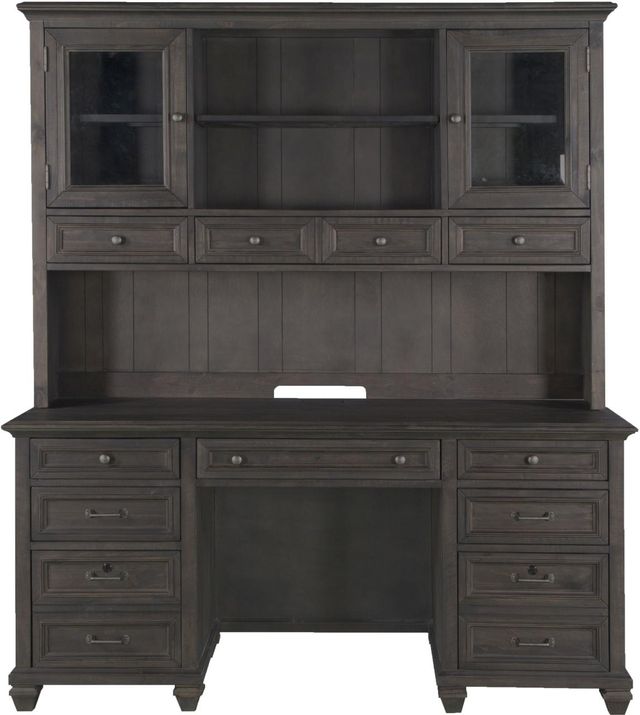 Magnussen Home® Sutton Place Weathered Charcoal Credenza-2