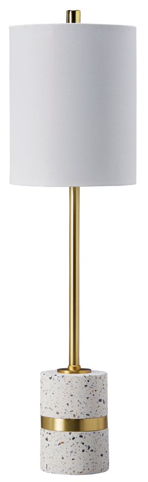 Mill Street® Maywick White/Brass Finish Desk Lamp