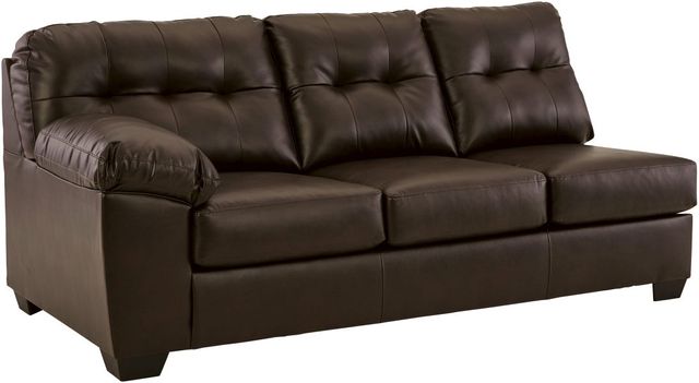 Signature Design by Ashley® Donlen 2-Piece Chocolate Sectional with Chaise 3