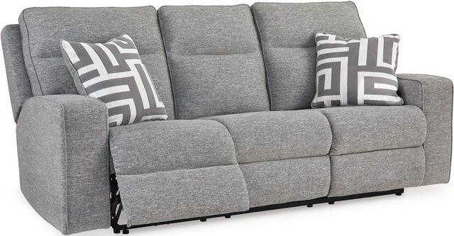 Signature Design by Ashley® Biscoe Pewter Power Reclining Sofa-2