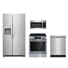 Frgidaire 4 Piece Stainless Steel Kitchen Package
