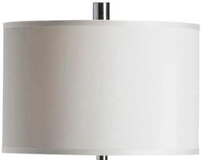 Crestview Collection Ascott Chrome/Silver/White Table Lamp-3