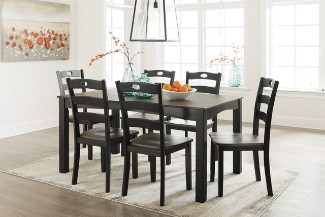 Signature Design by Ashley® Froshburg 7-Piece Grayish Brown Dining Table Set 3
