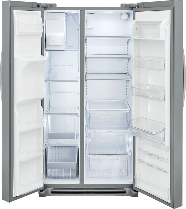 Frigidaire Gallery® 22.0 Cu. Ft. Stainless Steel Counter Depth Side-By-Side Refrigerator 22