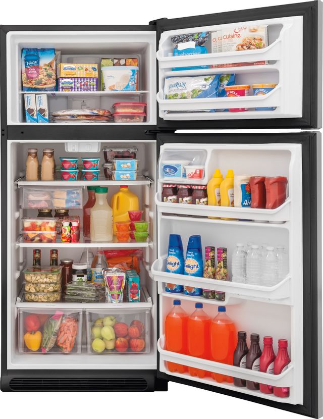 Frigidaire® 18.0 Cu. Ft. Top Freezer Refrigerator-Black 16