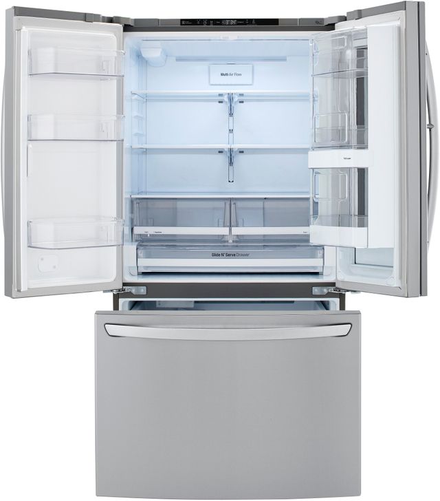 LG 27.0 Cu. Ft. PrintProof™ Stainless Steel French Door Refrigerator-2