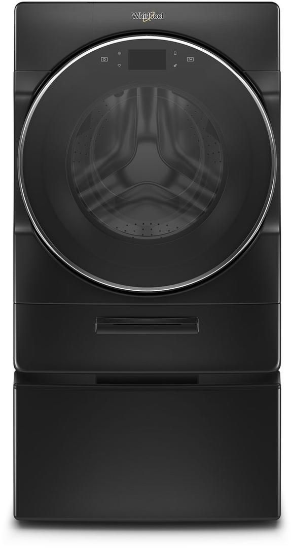 Whirlpool® 5.0 Cu. Ft. Black Shadow Front Load Washer 3