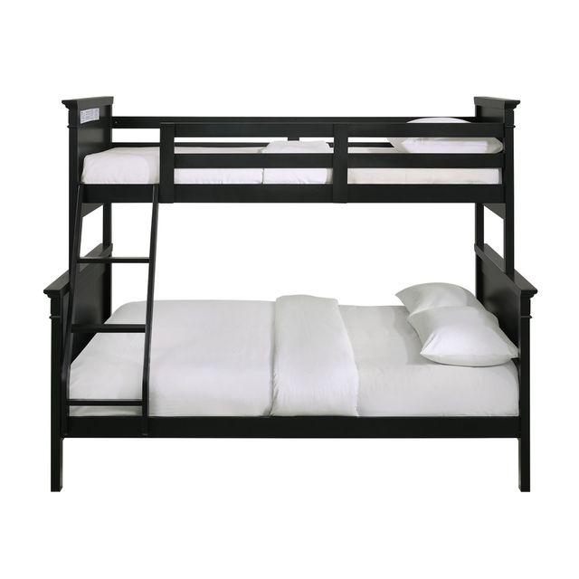 Caleb Twin Over Full Bunk Bed, Twin and Full Mattresses Free!-5