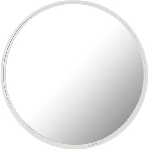 Signature Design by Ashley® Brocky White Round Accent Mirror-1