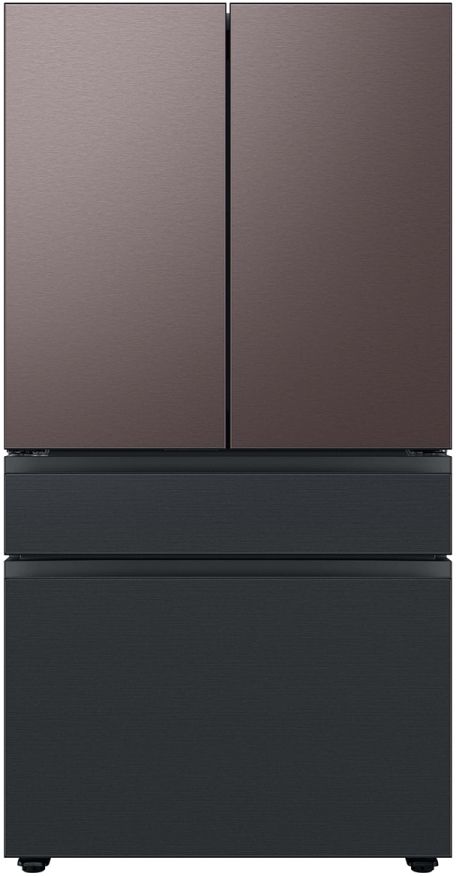 Samsung Bespoke 36" Matte Black Steel French Door Refrigerator Bottom Panel 4