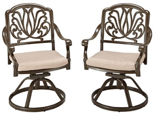 homestyles® Capri Taupe Swivel Rocking Chair 1