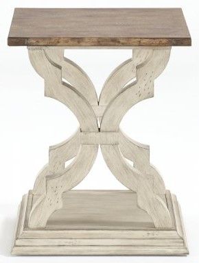Flexsteel® Estate Antiqued Chairside Table 2