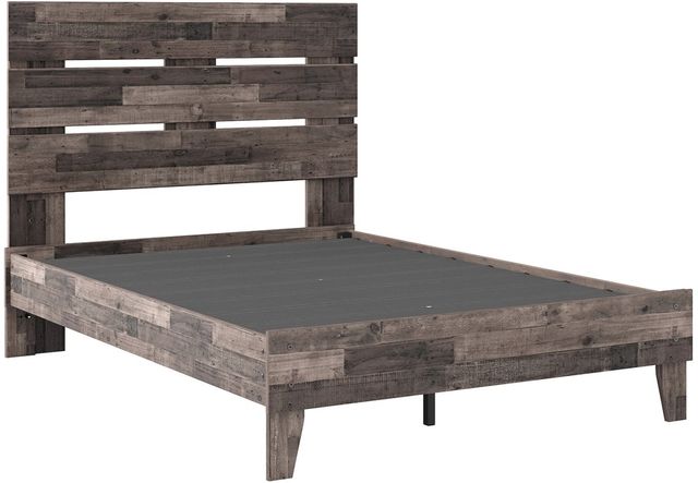 Signature Design by Ashley® Neilsville Multi Gray Full Panel Platform Bed 7
