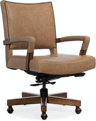 Hooker® Furniture EC Chace Venerando Latte Executive Swivel Tilt Chair