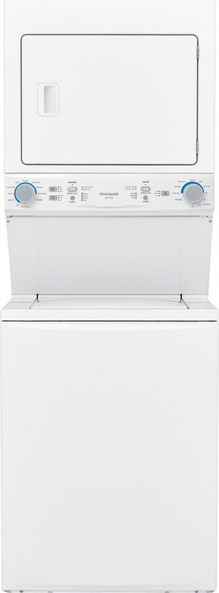 Frigidaire® 3.9 Cu. Ft. Washer, 5.6 Cu. Ft. Dryer White Electric Stack Laundry