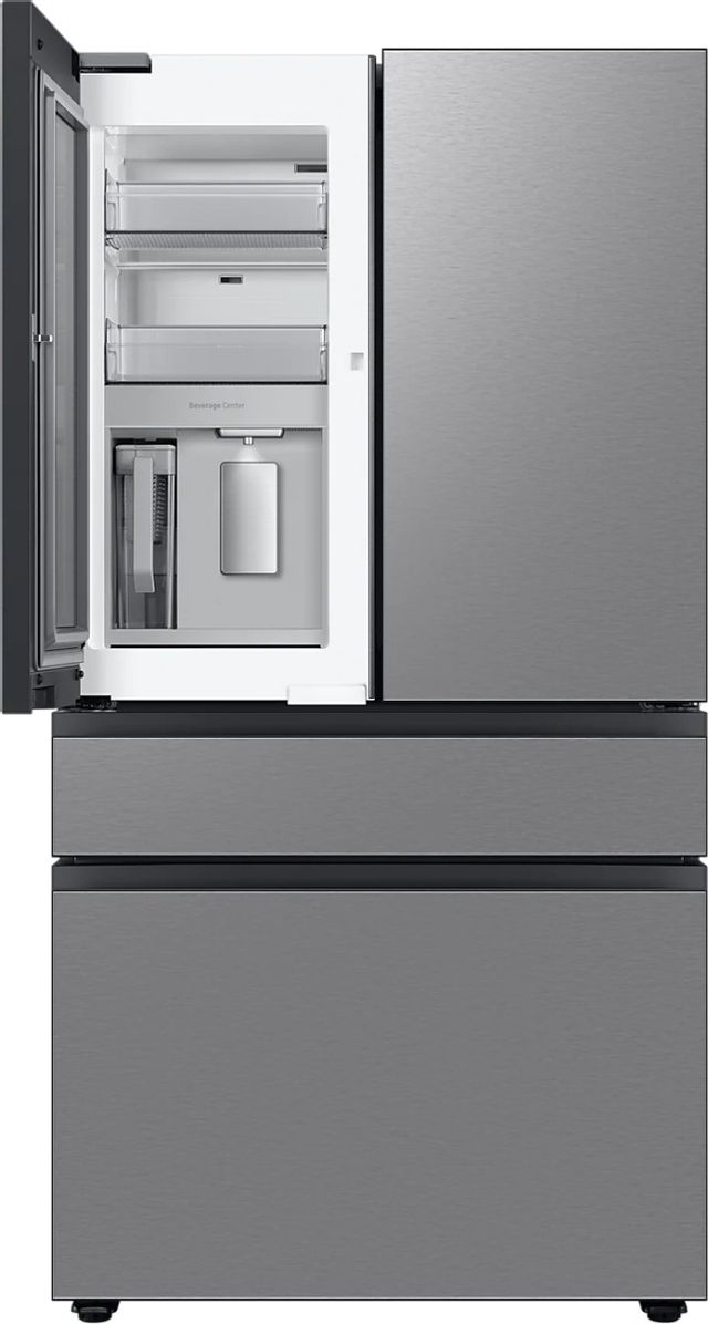 Samsung BESPOKE 22.8 Cu. Ft. Pre-Built Stainless Steel Panel Counter Depth French Door Refrigerator  3