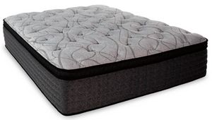 Sierra Sleep® By Ashley® Hybrid 1600 16" Black/Gray Box Pillow Top Queen Mattress