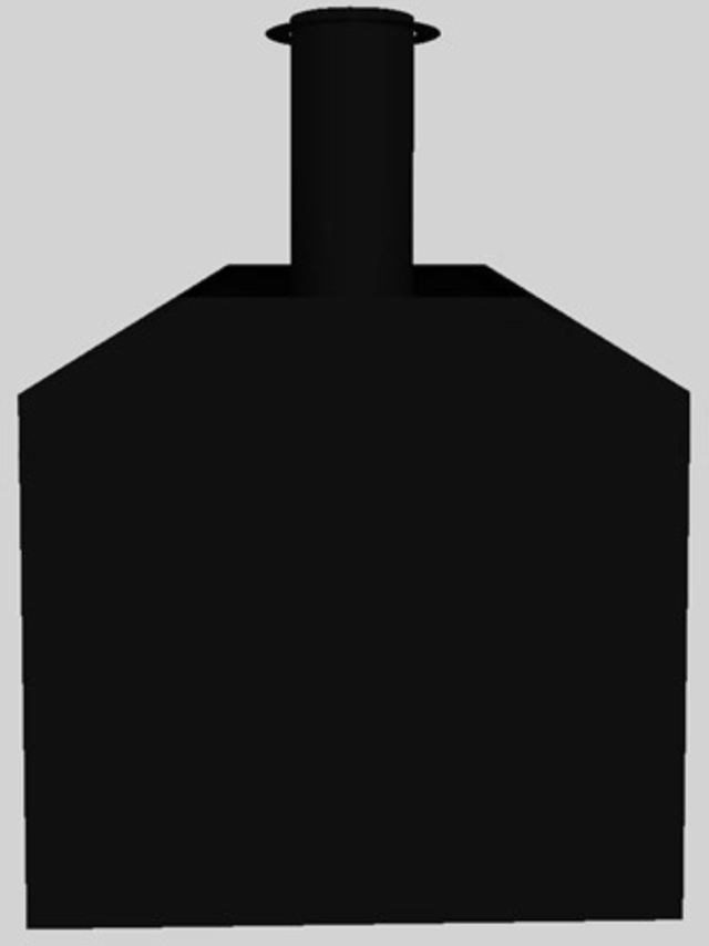 Vent-A-Hood® A Series 42" Black Retro Style Wall Mounted Range Hood 3