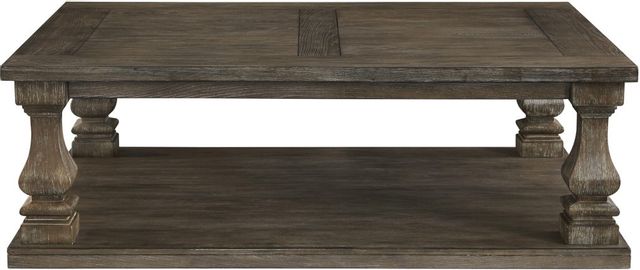 Signature Design by Ashley® Johnelle Weathered Gray Coffee Table 1