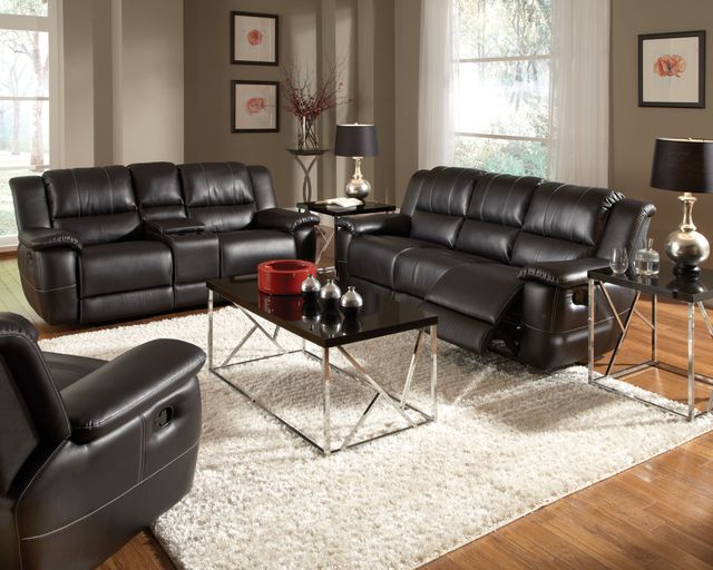 Coaster® Willemse Dark Brown 2 Piece Reclining Living Room Set