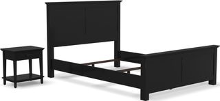 homestyles® Oak Park 2-Piece Black Queen Panel Bedroom Set