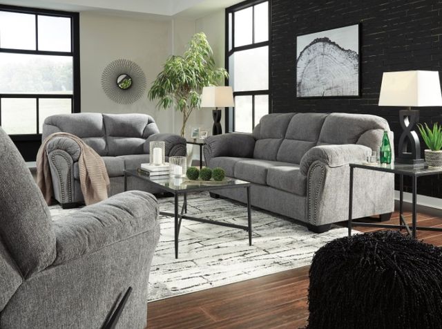 Benchcraft® Allmaxx 3-Piece Pewter Living Room Set 4