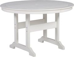 Signature Design by Ashley® Crescent Luxe White Outdoor Dining Table