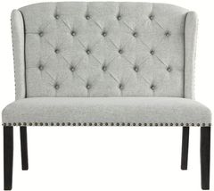 Ashley® Linen Jeanette Linen Upholstered Bench