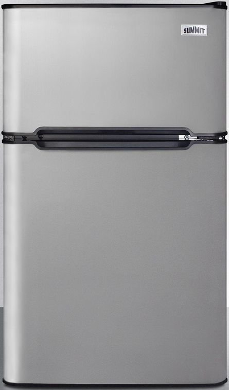 BLACK+DECKER 3.2-Cu. Ft. Compact Refrigerator - Stainless Steel