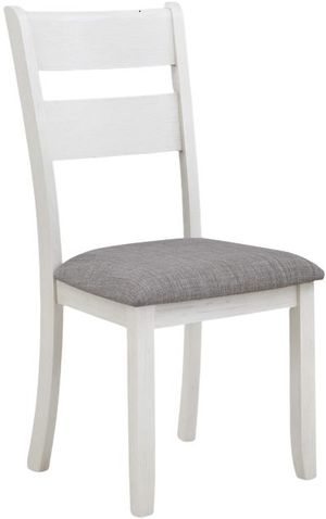 Crown Mark Dakota Chalk/Grey Dining Side Chair