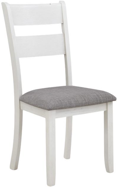 Crown Mark Dakota Chalk/Grey Dining Side Chair-0