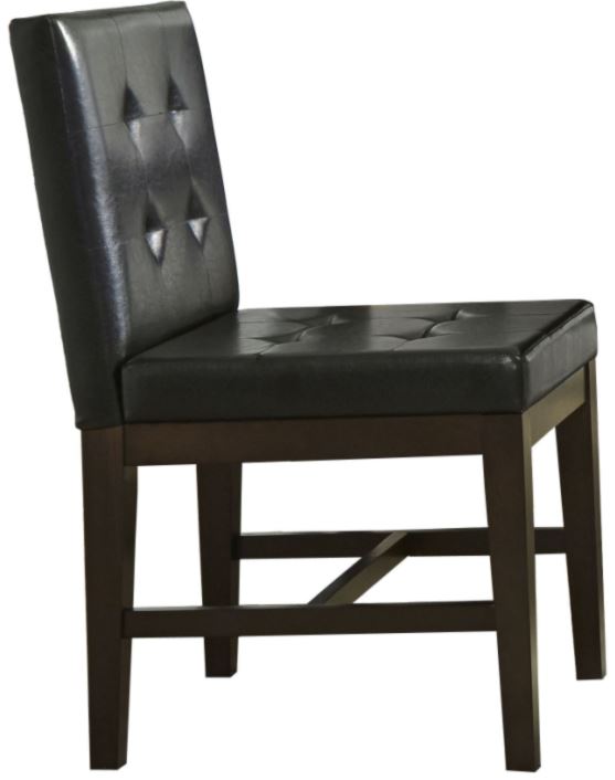 Progressive Furniture Athena Dark Chocolate Upholstered Dining Chair